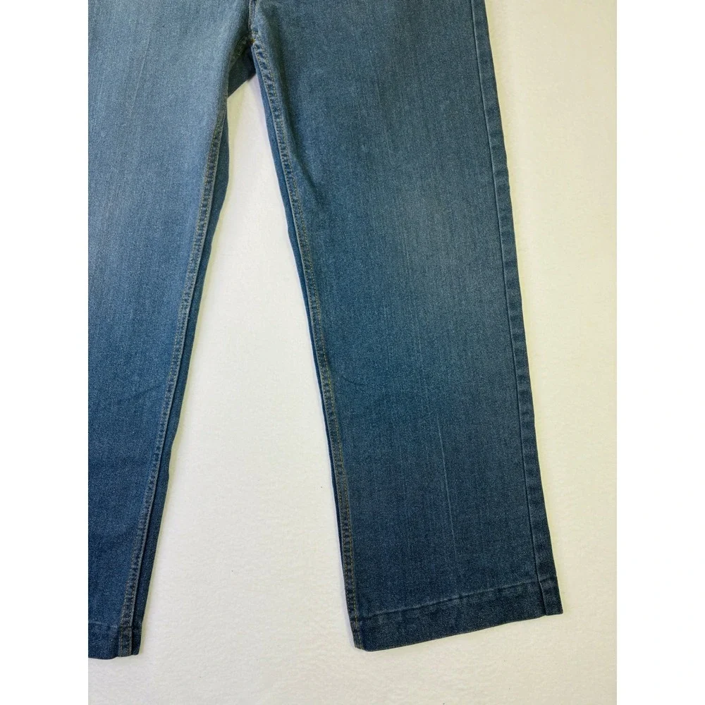David Taylor Collection Mens Comfort Fit Jeans Blue Straight Leg 36x32 Denim